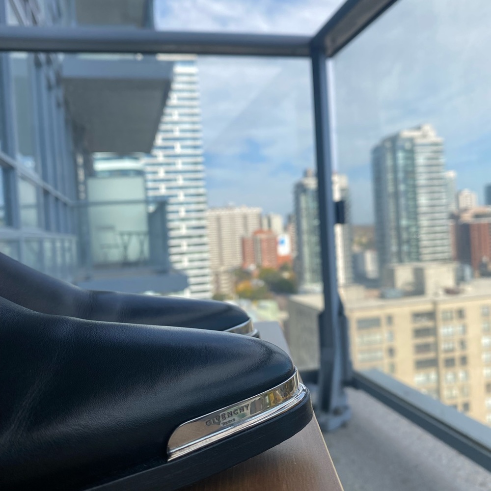 Givenchy boots size 41 1/2 in black. Great condition.